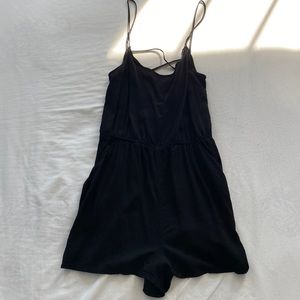 H&M Divided Collection, Size 8, Black Romper